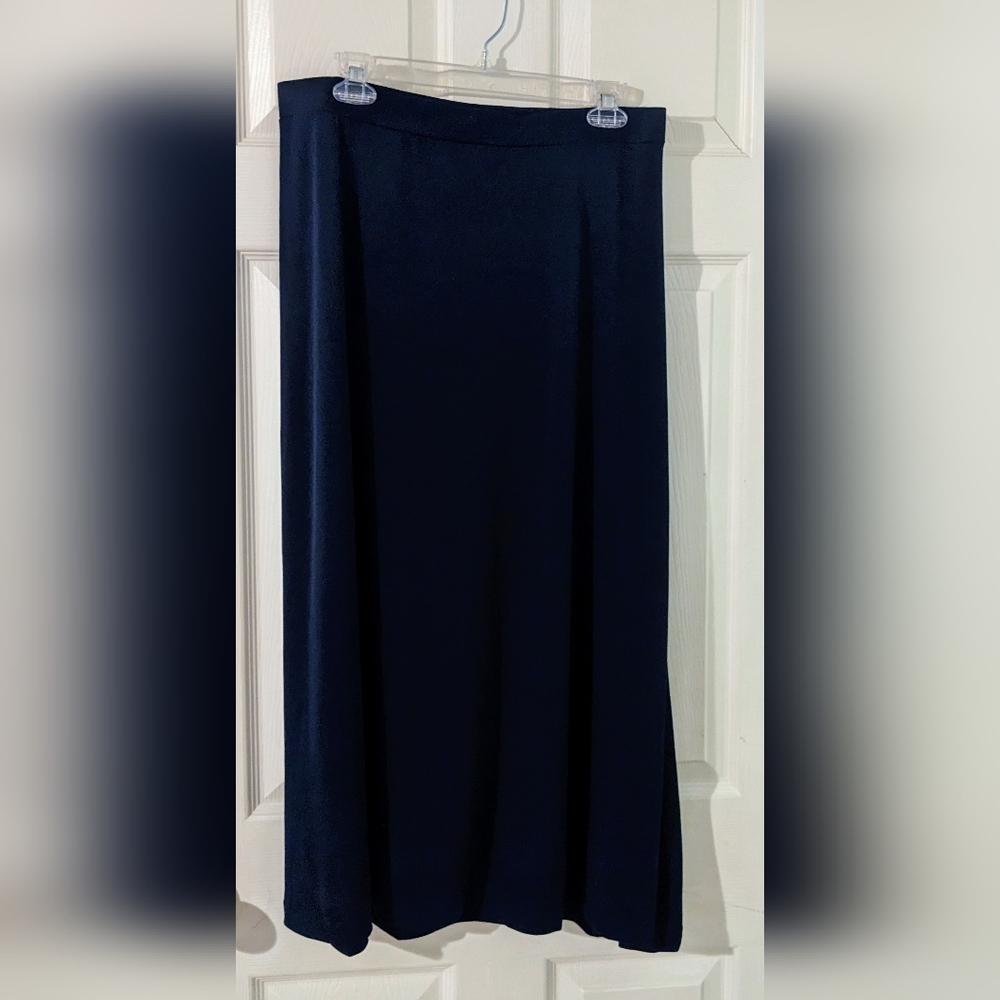 Jones Studio Blue Midi Pull-on On Skirt Sz. 2X NWOT